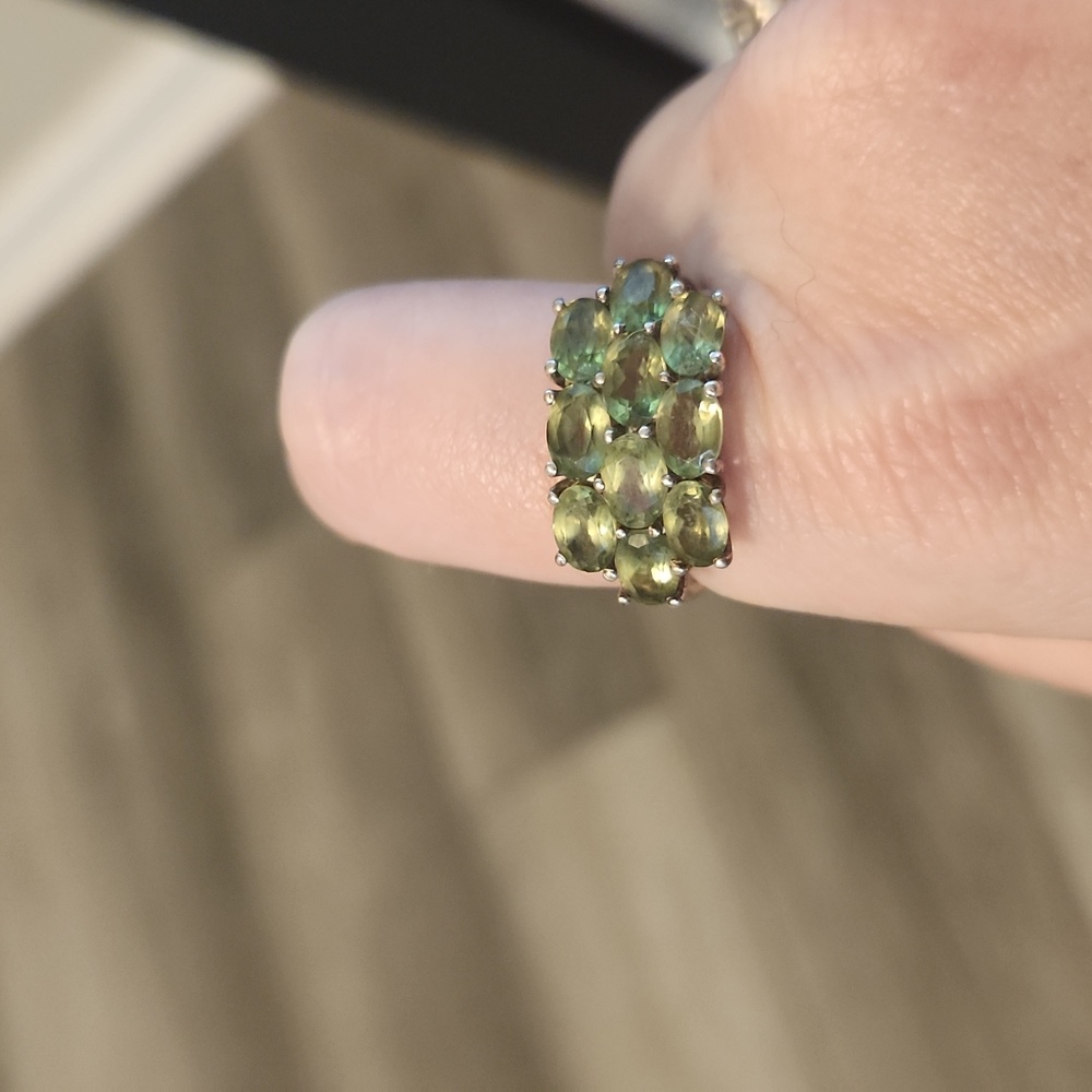 Peridot Sterling Sterling ring size 6